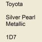 Preview: Toyota, Silver Pearl Metallic, 1D7.